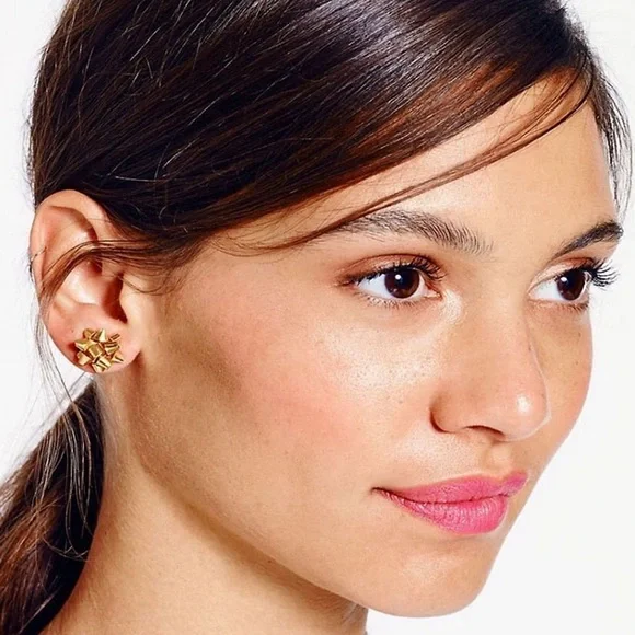 Kate Spade Rose Gold Bow Bourgeois Stud Earrings - Picture 2 of 5